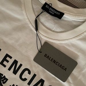 Balenciaga White T-Shirt 🤍